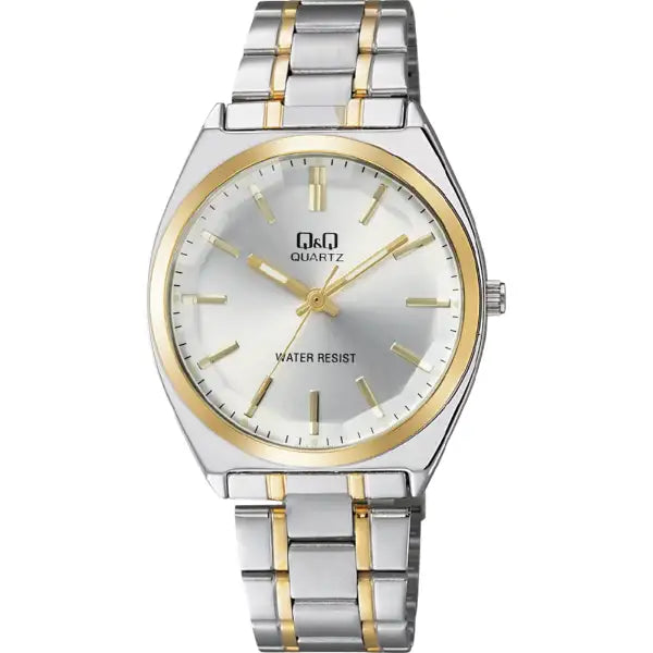 Q&amp;Q de Citizen Cut Glass – Plata/Dorado